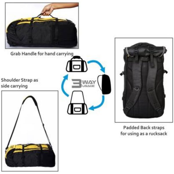 Nivia Climber Rucksack Cum Duffel Duffel Bag - Image 3