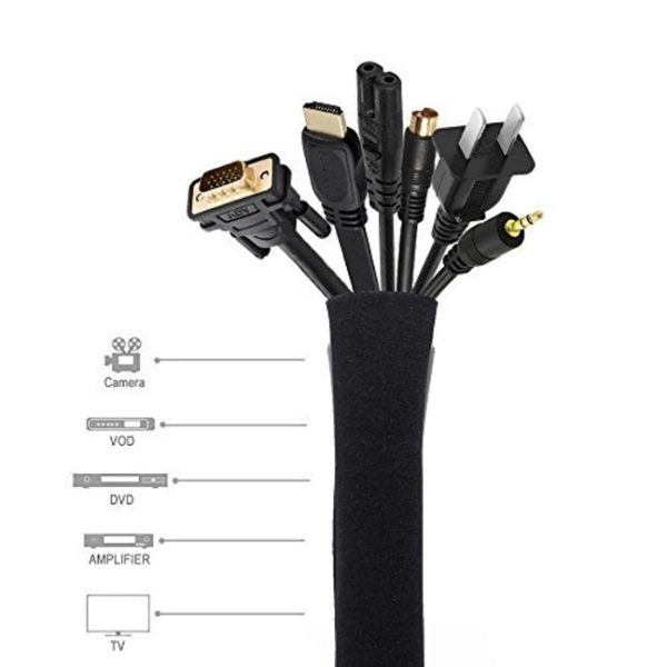 Premium Cable Sleeve / Wire Hider System (60 inch)