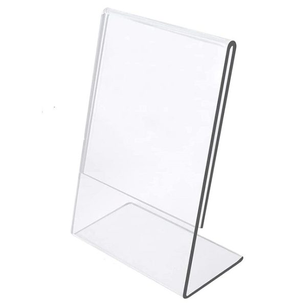 Clear Acrylic Transparent L Shape Table Top Stand (46 nh)