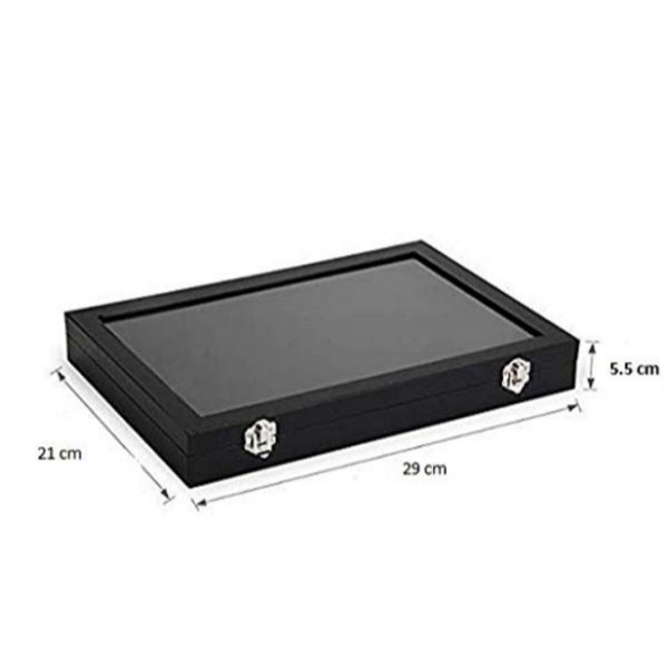 Glass Jewelry Ring Display / Storage Box - Image 3