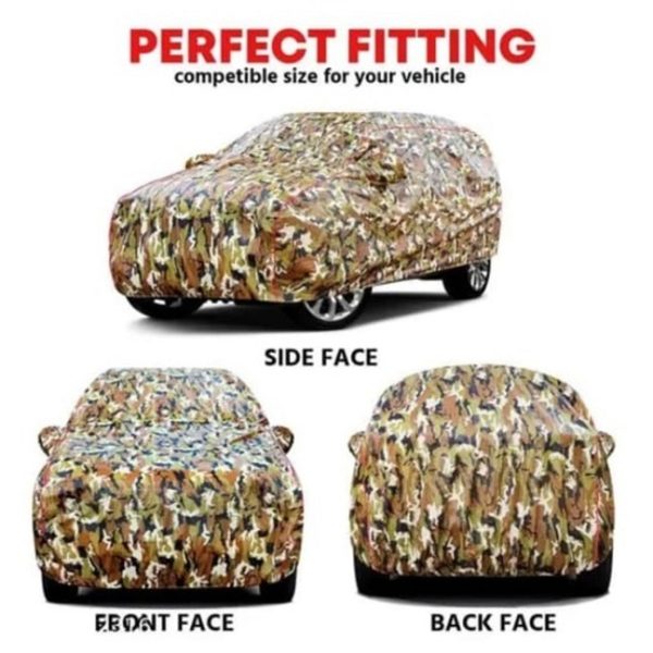Waterproof Car cover for Chevrolet Aveo UVA - Dust and UV Proof with Mirror Pocket - Image 2