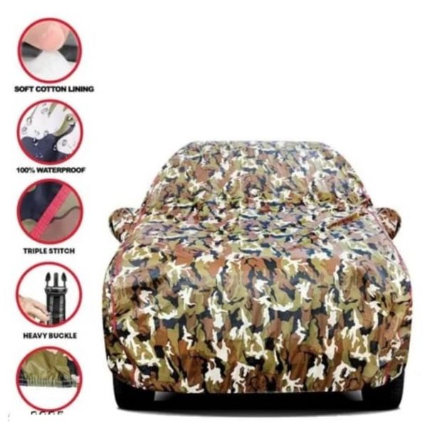 Waterproof Car cover for Chevrolet Aveo UVA - Dust and UV Proof with Mirror Pocket - Image 3