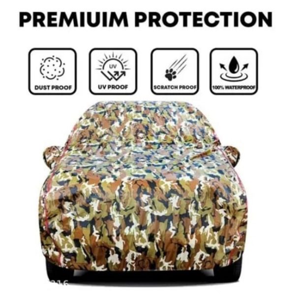 Waterproof Car cover for Chevrolet Aveo UVA - Dust and UV Proof with Mirror Pocket - Image 4