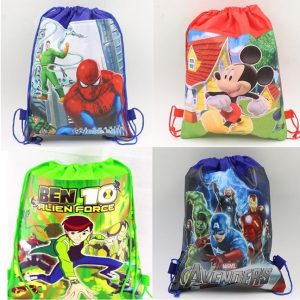 Cartoon Printed Kids Haversack Bag (1 piece)