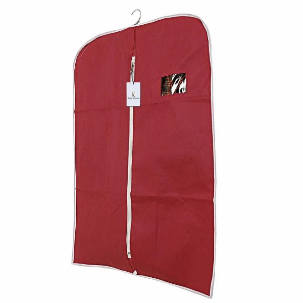 Kuber Industries Non Woven Coat / Blazer / Dress Cover - Red - Image 3