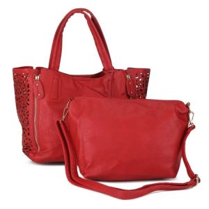 Diana Korr Women Red Hand-held Bag (pack of 2)