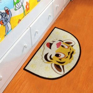 D Shape Anti Skid 15 X 23 Inch Kids Floor Mat