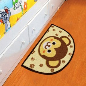 D Shape Anti Skid 15 X 23 Inch Kids Floor Mat