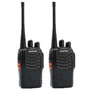 BAOFENG BF-999S 16-CH Walkie Talkie with FM and up to 5 Km Long Range (1 pair - Pack of 2)