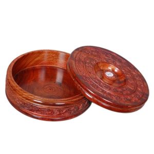 Seesham Wood Chapati / Roti Hot Box for Kitchen