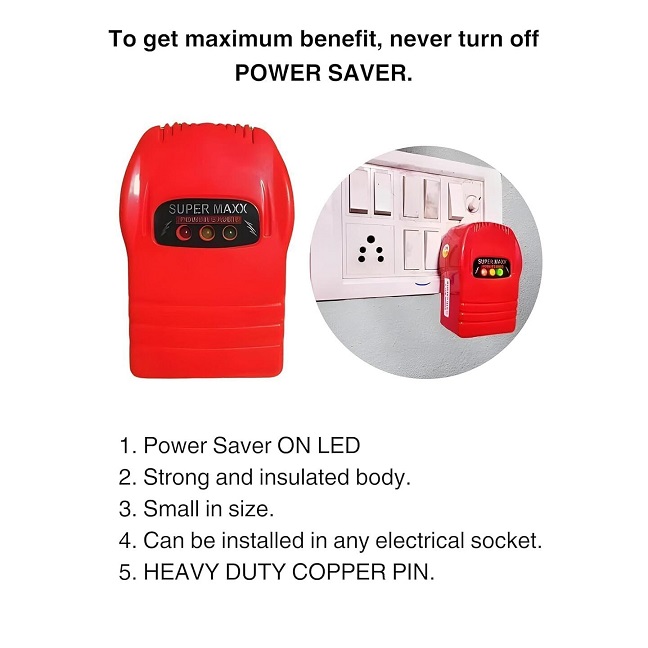 Super Maxx Power Saver Electricity Saving Device - Image 2