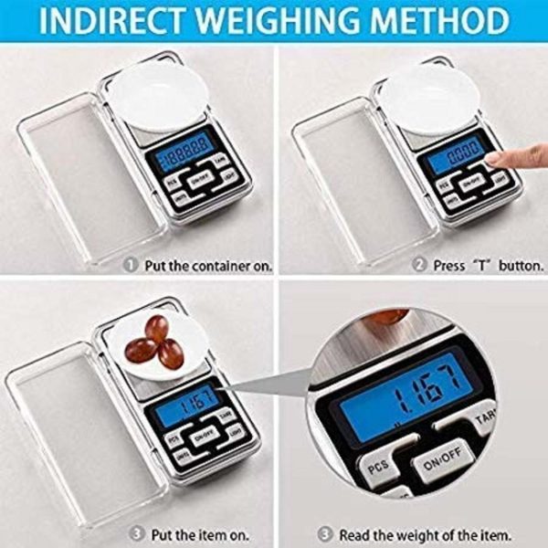 Digital Pocket LCD Weighing Scale with 0.01 gram accuracy - Image 3