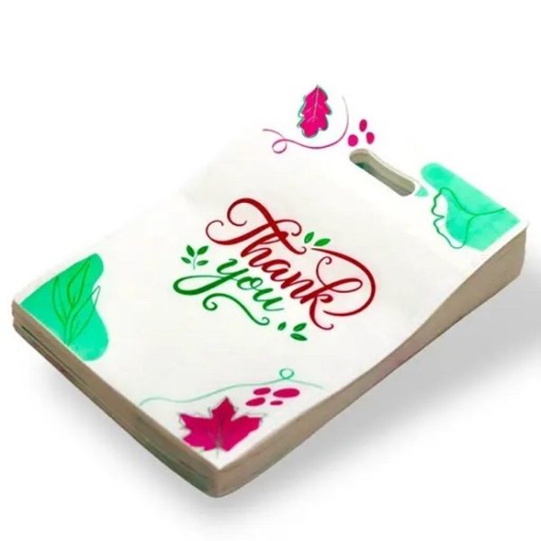 Non-woven 10*14 Inch Thank You Bags for Gifting / Return gift / Grocery (Pack of 20) - Image 4