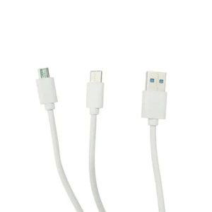2 NI 1 USB to Type C And Micro USB Fast Charge Cable