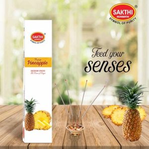 Sakthi Agarbathi Pure Pineapple Incense Sticks (pack of 11)