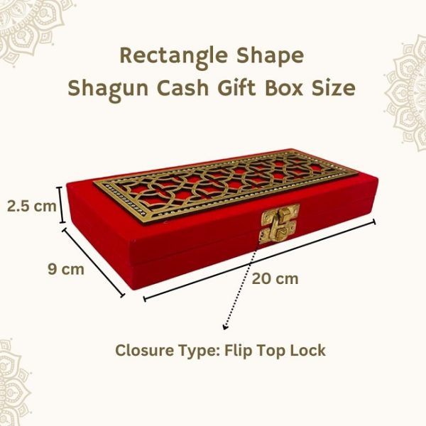 Decorative Shagun Cash Gift Box for Money / Jewellery / Gifting Sagan / Wedding - Image 2