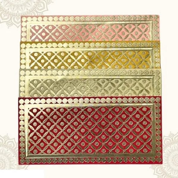 Premum Shagun Envelop with Golden Design (1 piece)