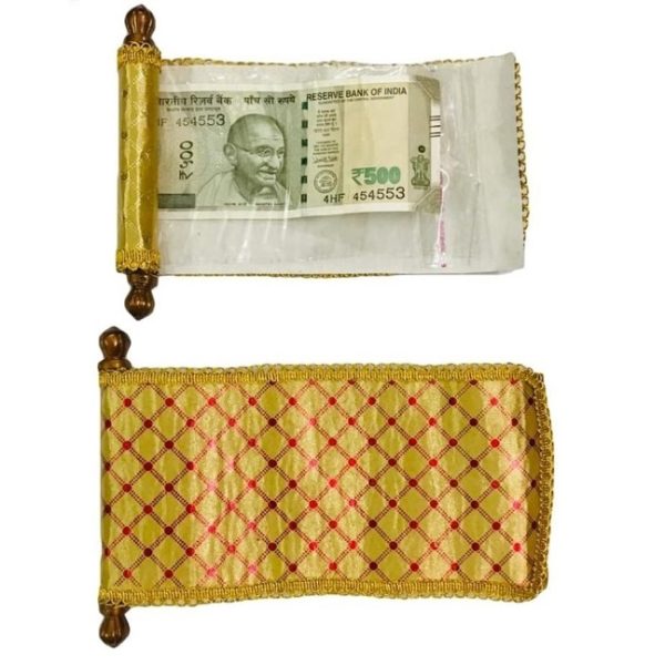 Scroll Style Premium Shagun Envelope (1 Piece) - Image 3
