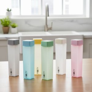 Frosty Food Grade Plastic Fridge Square Water Bottle (1 piece) - 950 ml