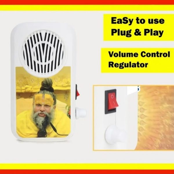 Premmanand Ji Maharaj Radha Vallabh Mantra Chanting Stereo Machine - Image 3
