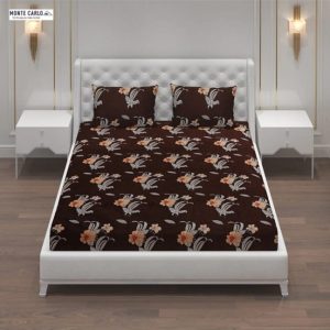 Monte Carlo Moca 120 TC Microfiber Double Bedsheet (23BS-DAZZLE-45)