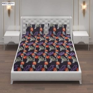Monte Carlo Moca 120 TC Microfiber Double Bedsheet (23BS-DAZZLE-39)