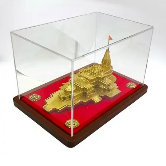 Ram Mandir Ayodhya Model for Home Temple, Home Decor & Gifting