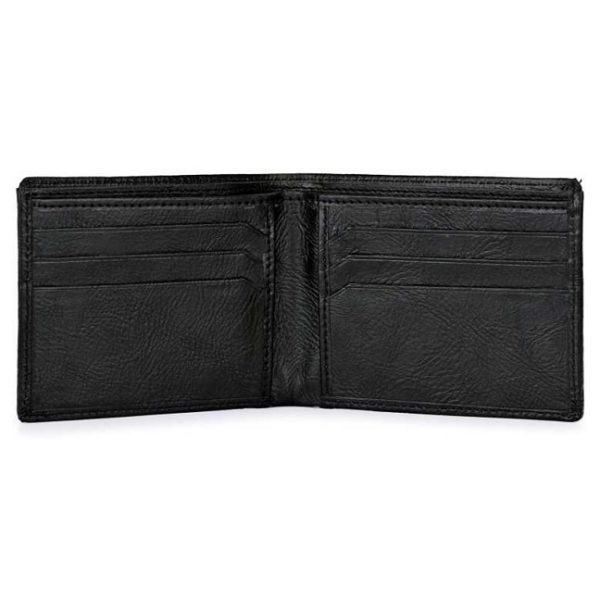 Provogue Men Black Wallet  (6 Card Slots) - Image 2
