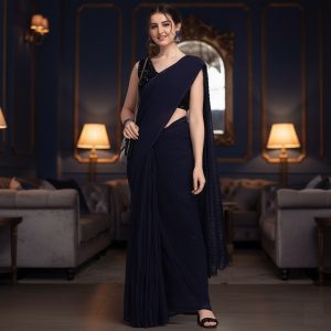 Heirloom Women's Georgette Saree with Blouse
