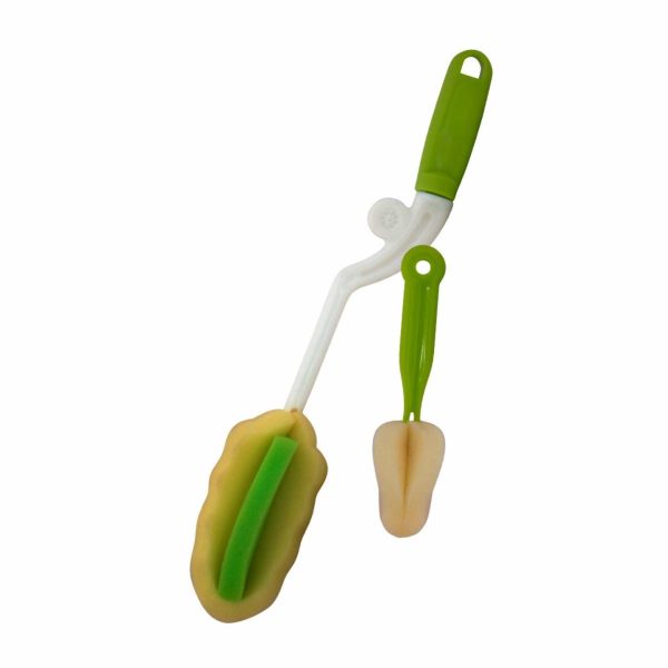 Beebaby 2 in 1 Rotating Bottle Cleaning Sponge Brush - Image 2
