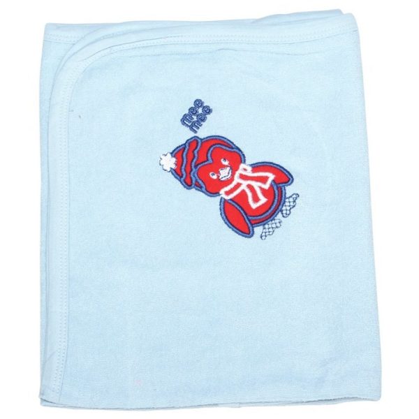 Mee Mee Soft Baby Towel (Blue) - Image 4