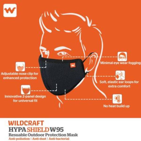 Wildcraft HypaShield Reuseable W95 Mask - Image 3