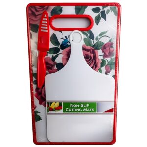 Chrome Chopping Board with Accessories