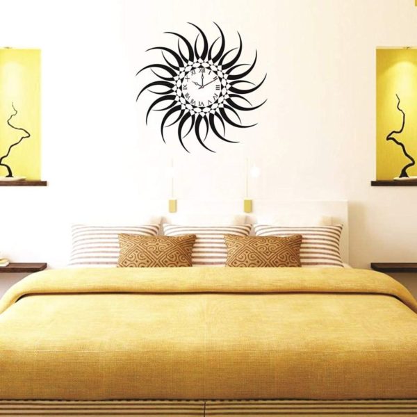 Sun Design PVC Vinyl Wall Sticker Wall Clock - Image 2