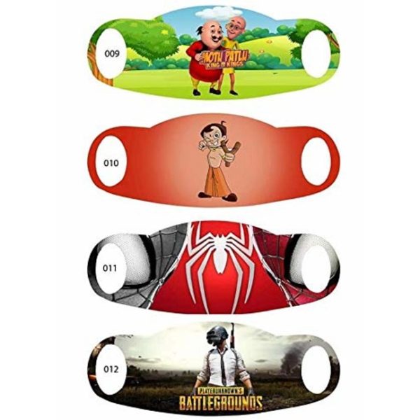 Reuseable Cartoon Character Kids Masks (1 piece) - Image 3