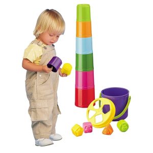 B-kids - Shape Sorting Stack & Nest Buckets