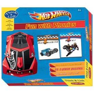 Hot Wheels Sterling Fun with Phonics Puzzle (28 Pieces)