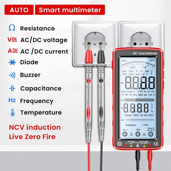 ANENG 681 Smart Automatic Range Rechargeable Multimeter - Image 2