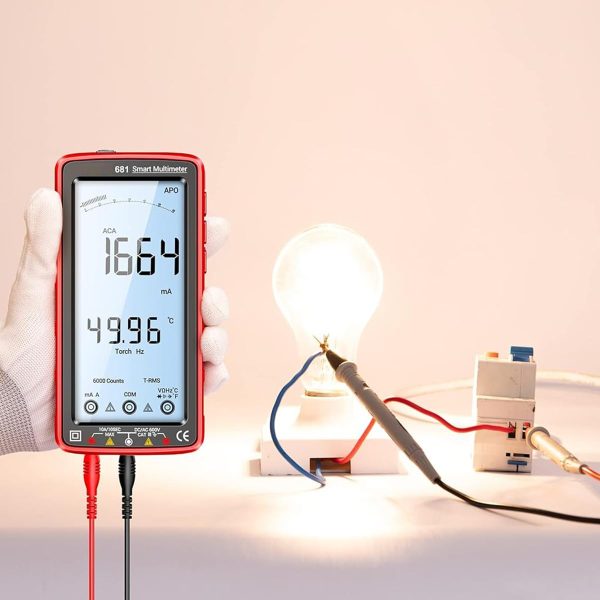 ANENG 681 Smart Automatic Range Rechargeable Multimeter - Image 6