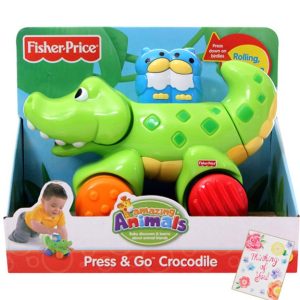Fisher-Price Press & Go Crocodile (no box packing)