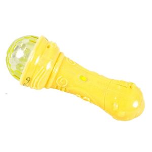 Toy House Fun Microphone Shape Flashing Lights and Music