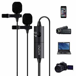 Maono AU-200 Dual Collar Lavalier Microphone