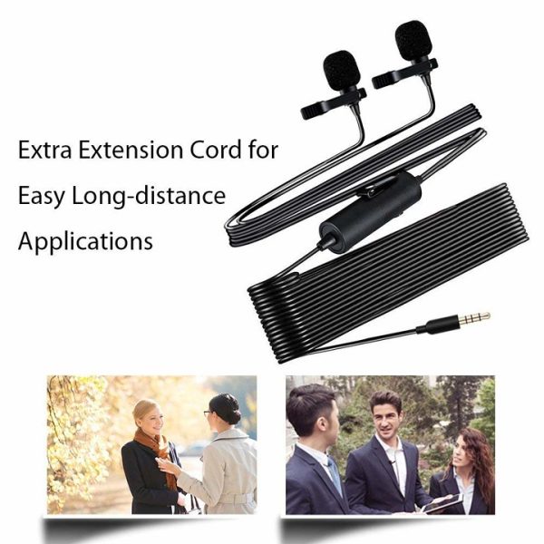 Maono AU-200 Dual Collar Lavalier Microphone - Image 4