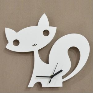 Fox Silhouette Wall Clock