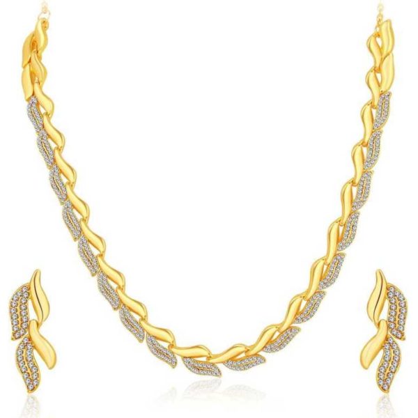 Gold Plated Grace Necklace Set - Image 3