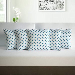 Divine Casa 100% Cotton Cushion Covers (Set of 5)
