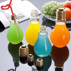 Bulb Shape Juice / Milk / Water Glass