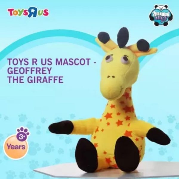 Toys R Us Animal Alley Premium Quality Geoffrey the Giraffe Soft Toy - 35 cm - Image 2