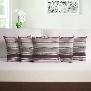 Divine Casa 100% Cotton Cushion Covers (Set of 5)