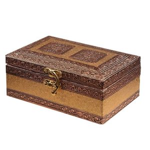Jaipuri Handmade Meenakari Wooden Box / Vanity Box / Jewelry box
